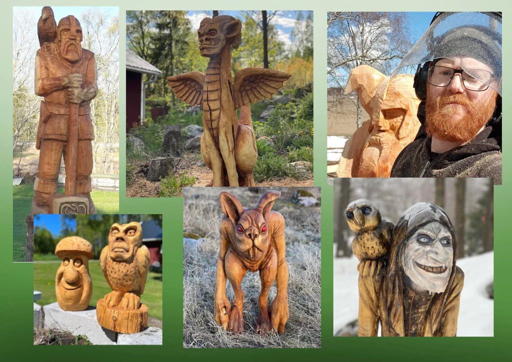 Welcome to Sculpta Sverige, a unique art festival in Vattlång from the 24th to the 29th of July 2023. Explore and experience a wide range of unique art forms with us at House of Helsinglight ! 

helsinglight.com/blogs/blogg/sc…

#sculptasweden #sculpta #artistfestival #woodworking