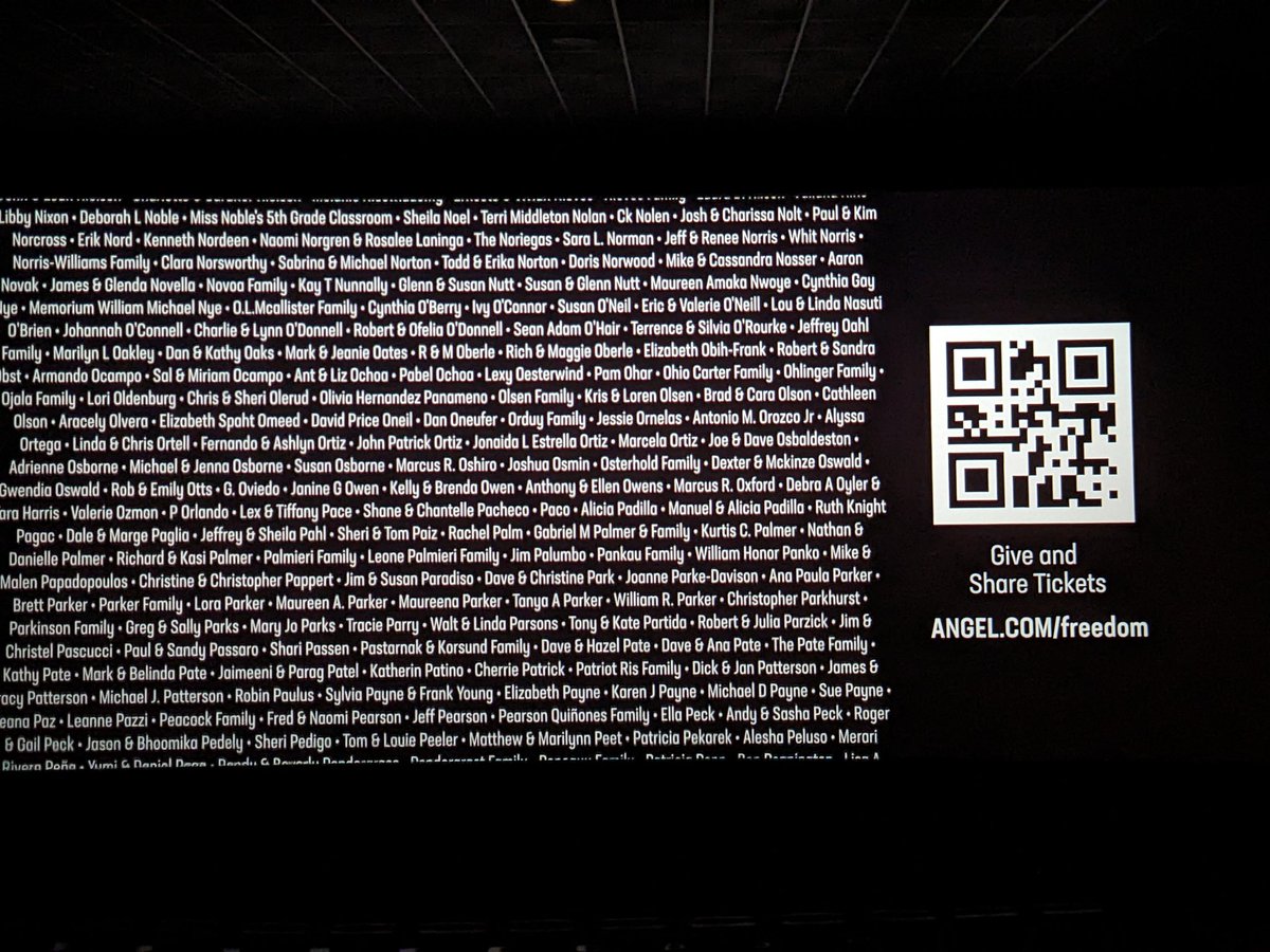 "God's Children's are not for sale"
 
Very impactful and meaningful film! Well deserved recognition for the strong message it delivers.
Especially in this world that this kind stuff is STILL HAPPENING IN REAL LIFE and around the world.
#AngelStudios #SoundofFreedomMovie