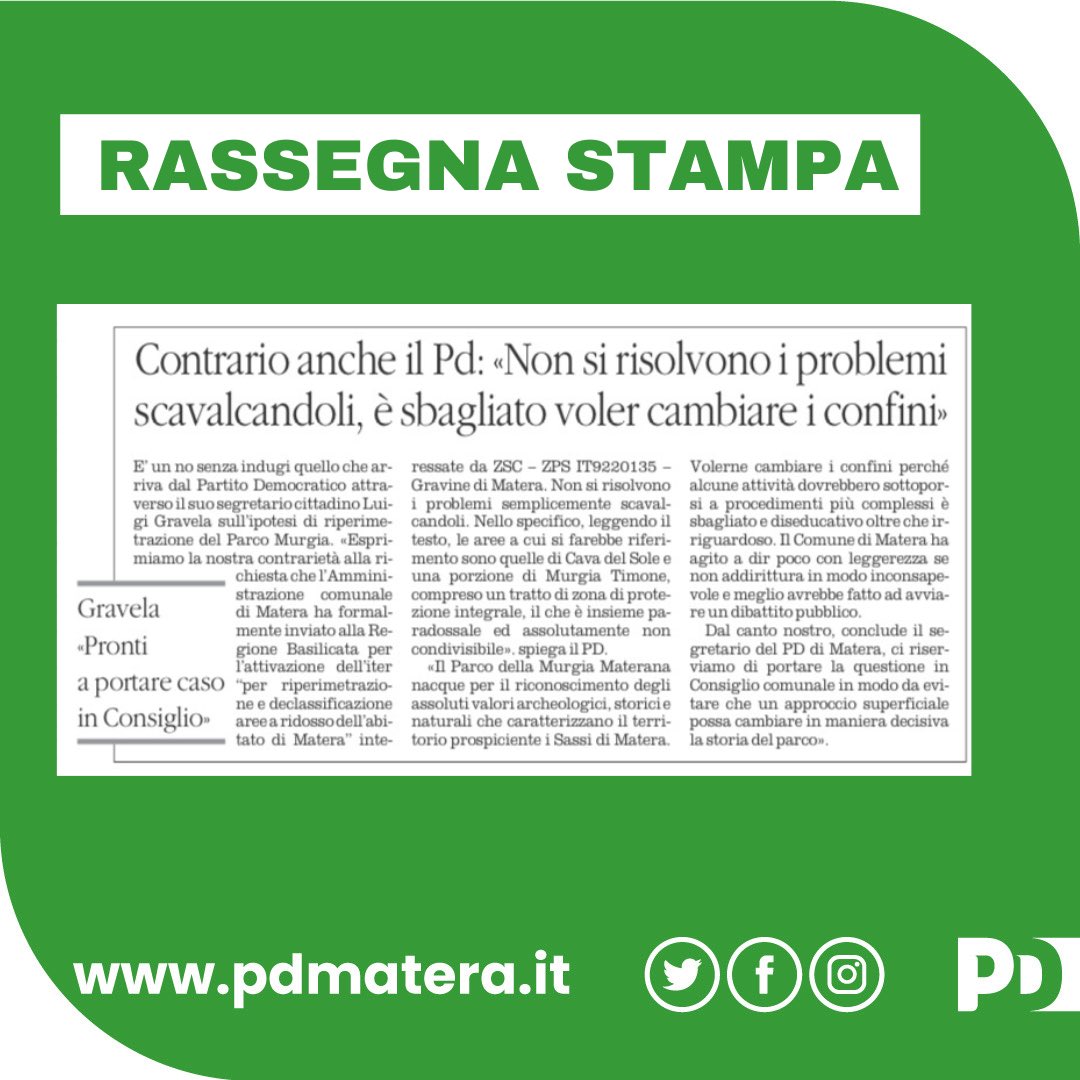 PD Matera tweet media