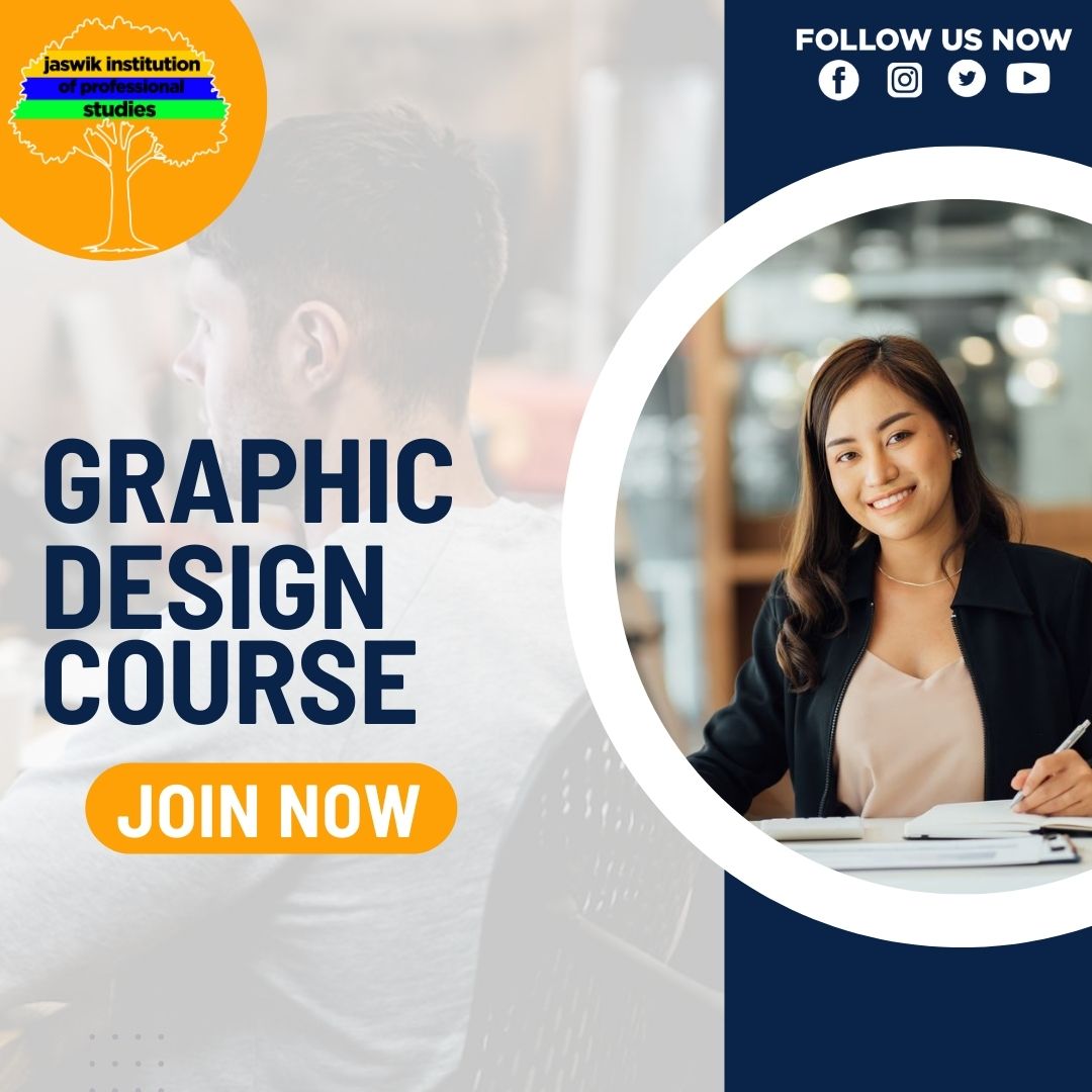 Unleash your creativity with our dynamic Graphic Design Course! . Perfect for beginners and aspiring designers. Join now and watch your ideas come to life!
.
.
.
.
#jaswikinstititionofprofessionalstudies #study #studies #MCommerceRevolution #CommerceMadeEasy