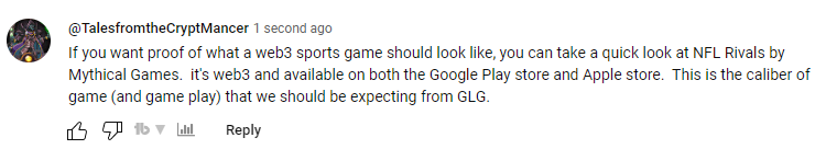Well, I can't seem to post this response to one of my favorite YouTube channels <a href="/SplinterlandsH/">NFT Gaming & Collectibles</a> as it appears I have been banned/timed out/censored, so I'll post it here.  
If you know, you know