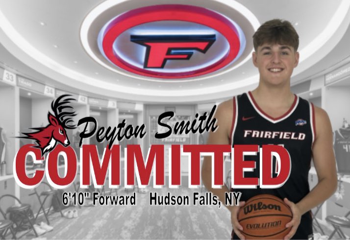 Coach_G_Smith's tweet photo. Congratulations Peyton @P_Smith33 
@FairfieldMBB https://t.co/eOdszAaY5d