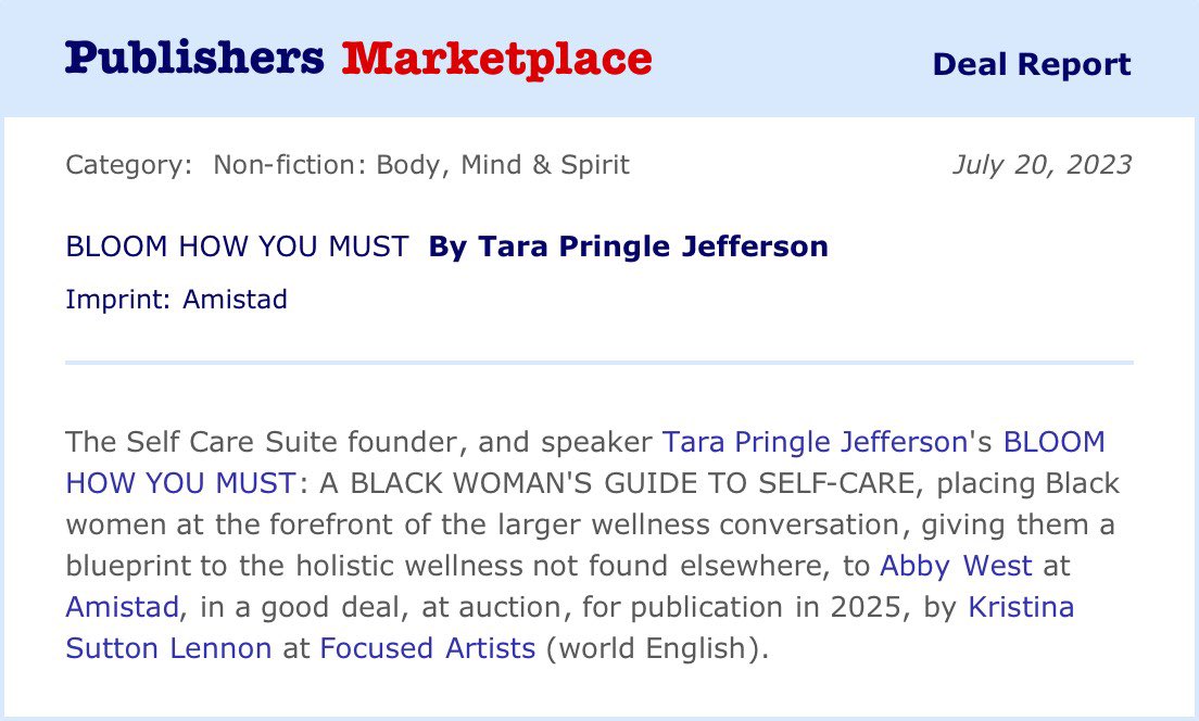 Tara J | A Well Rested Blk Woman tweet media