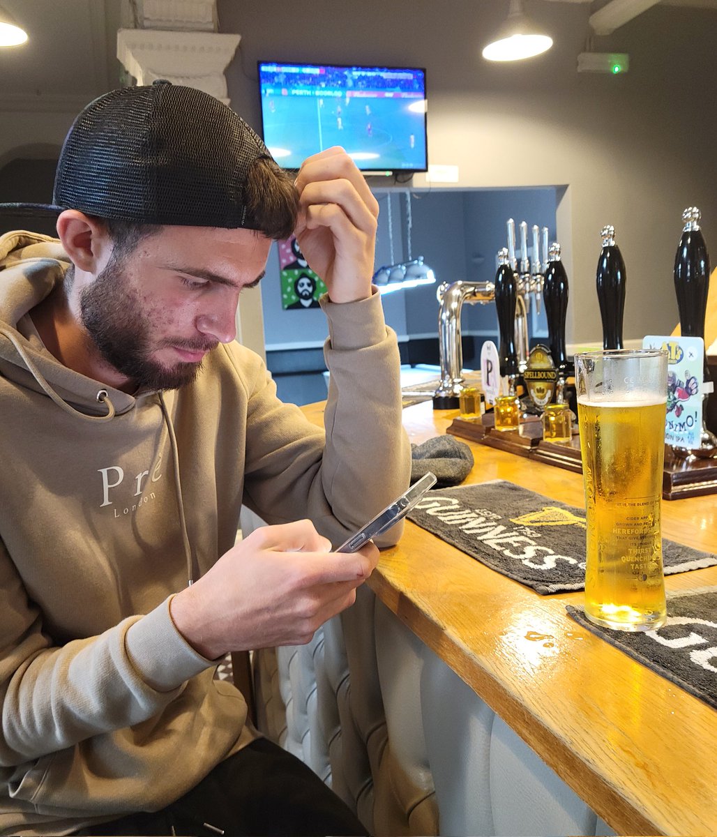 Ah, those hectic pre-match boozers.