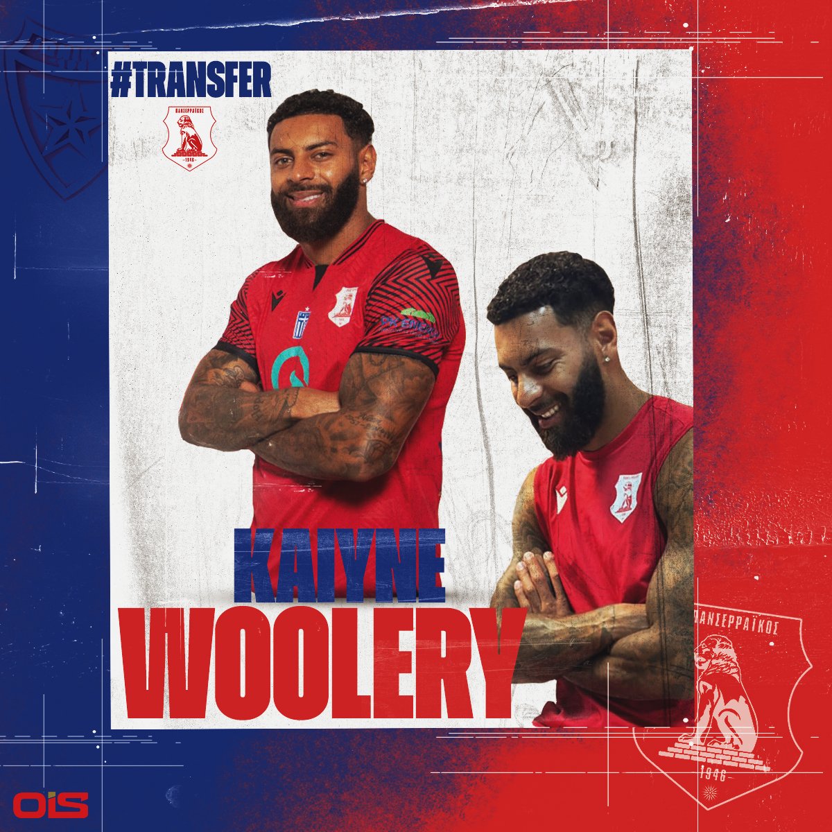 OIS_agency's tweet photo. Kaiyne Woolery completes his transfer to @Panserraikos_FC for the 2023-24 @Super_League_GR season.⚽ 

Good luck on the next chapter! @kaiyneewoolery 👊

@ryanbadu5sports🤝
#teamOIS
#Woolery
#superleaguegr https://t.co/JOxW5BDAJD