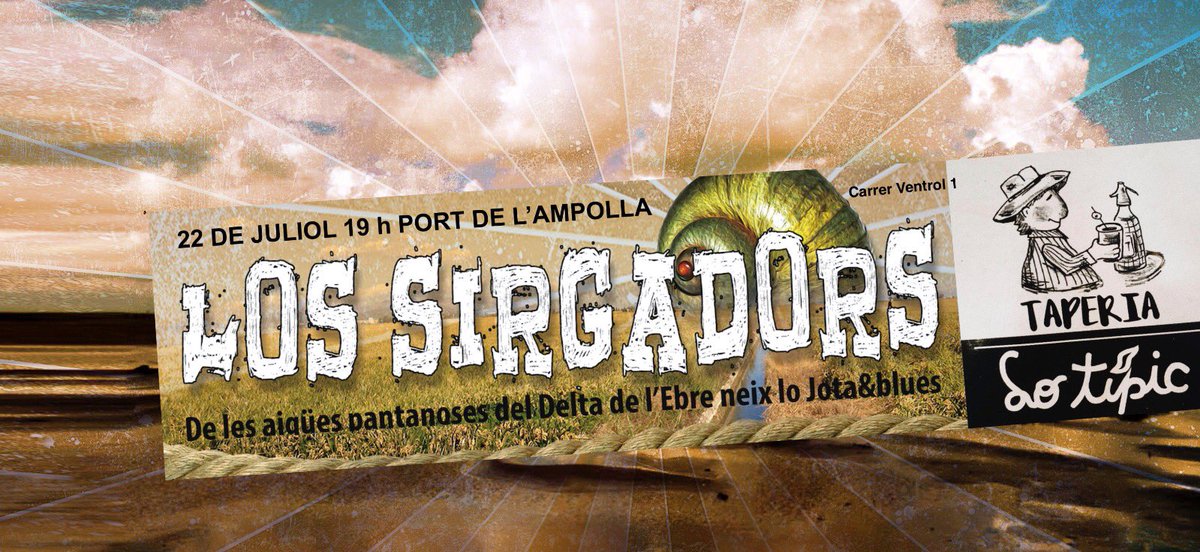 Bon dia, per si rondeu per l'Ampolla esta tarde, salut i  jota&amp;blues&amp;Country&amp;grunge&amp;havanera&amp;swing⚡️ <a href="/lampollaturisme/">ampollaturisme</a> <a href="/MusicaSomnis/">MúsicaCatalana</a> <a href="/Escenapart/">Escena</a> <a href="/museudecambrils/">Museu d'Història de Cambrils</a> <a href="/ialbesa/">Isaac Albesa</a> <a href="/perecampscampos/">Pere Camps</a> <a href="/quimv/">Joaquim Vilarnau  杰</a> <a href="/poesiaimes/">Festival POESIA i +</a> <a href="/latavernadelcat/">La Taverna del CAT</a> @lataverneta <a href="/francescribera/">Francesc Ribera</a> <a href="/loparlartortosi/">Lo Parlar Tortosí</a> <a href="/LesXiques/">Les Xiques</a>