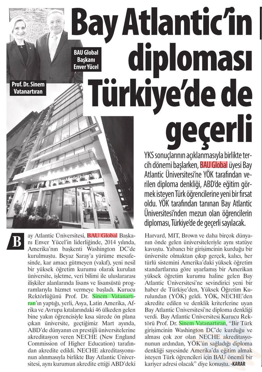 📢 “Diploma denkliğiyle Türk öğrencilere Amerika’da eğitim fırsatı”

👉🏻 <a href="/bauintdc/">Bay Atlantic University</a>