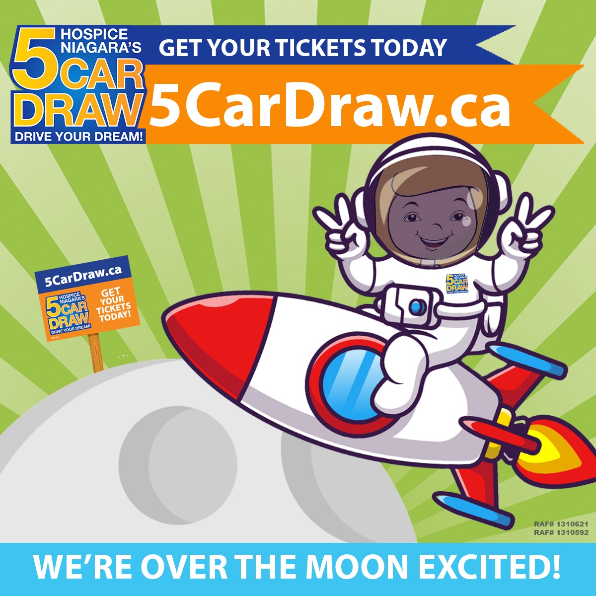 HospiceNiagara's tweet photo. 1, 2, 3…BLAST OFF!
It would be OUT OF THIS WORLD if you won a BRAND NEW CAR!
…or TAKE THE CASH!
Ticket prices are still 1 for $25, 5 for $100…and the best deal 10 for $175.
Visit https://t.co/KITyjr1qRG to purchase tickets today!
#5CarDraw #Cars #WinACar #5050 https://t.co/6fxgylgR3r