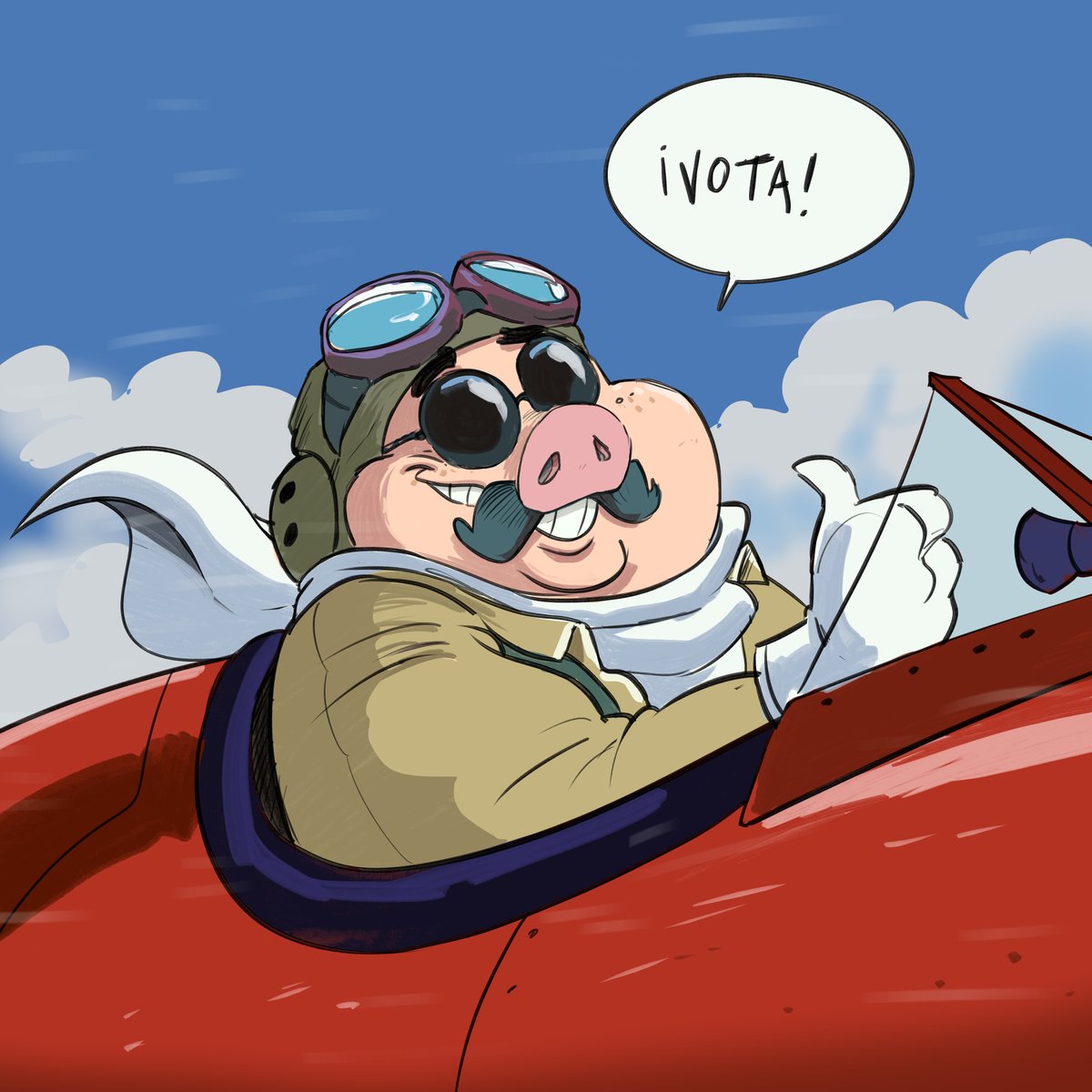 #antescerdoquefascista
Me uno a la gran iniciativa de <a href="/alvaroortiz_/">álvaro ortiz</a> 
¡Viva Porco Rosso!