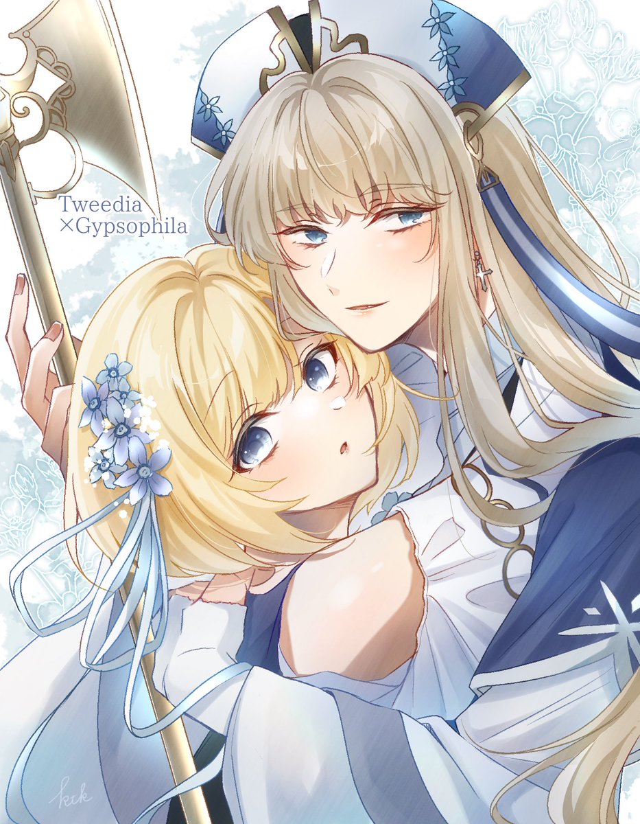 リュカセレでブルースター＆カスミソウ💐
