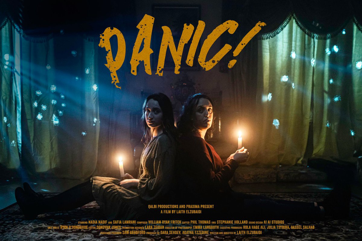 We recently added scenes from this short film for actresses <a href="/NNadifactress/">Nadia Nadif #CeaseFireNOW</a> &amp; <a href="/safia_lamrani/">Safia Lamrani صفية العمراني</a>. It was great to work with them both individually on their new #showreels. We love it when clients return with new footage! #editing #actors 
Poster : Panic! by <a href="/LaithElzubaidi_/">Laith Elzubaidi</a>