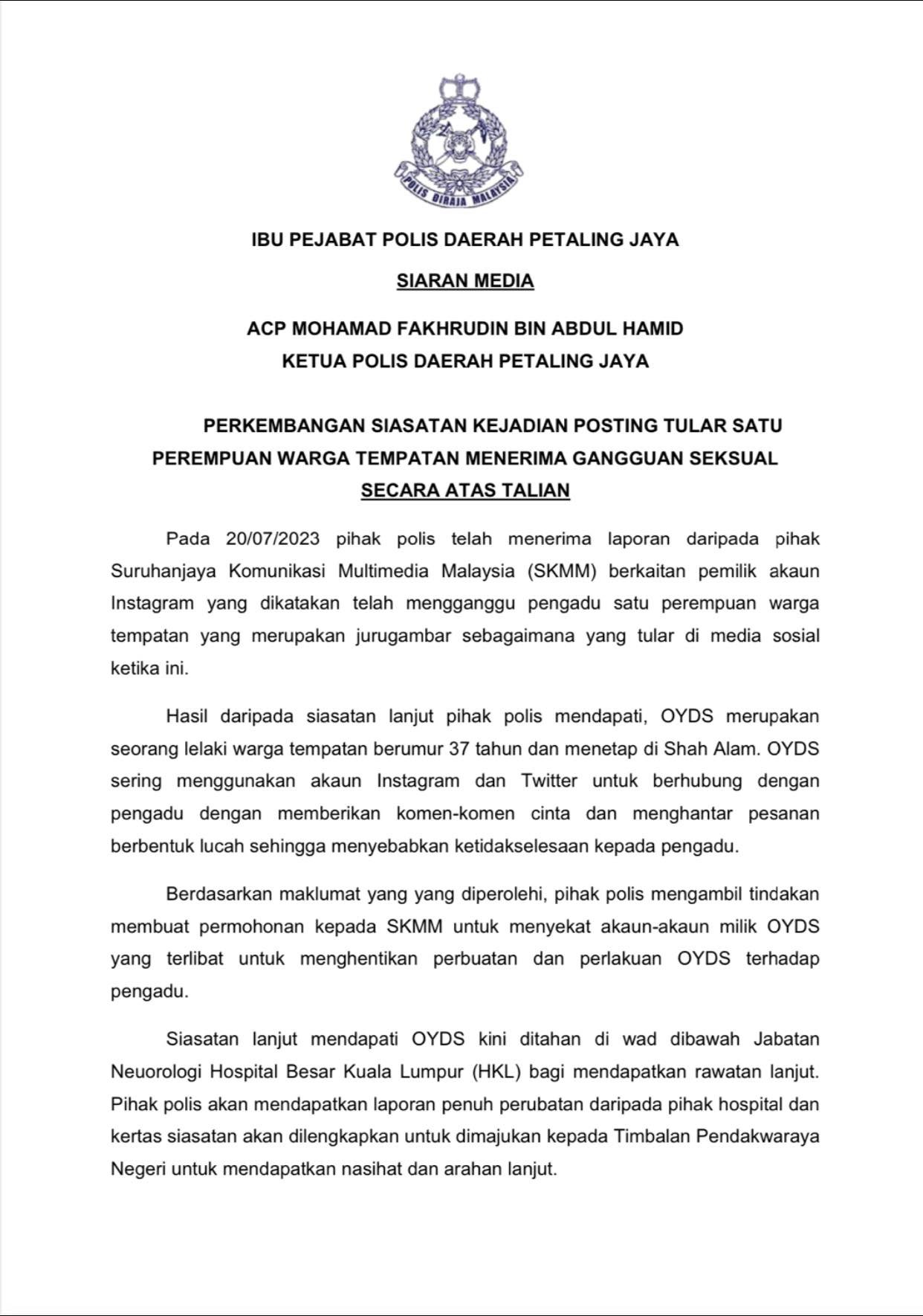 BFM News on Twitter "The alleged stalker of photographer Acacia Diana