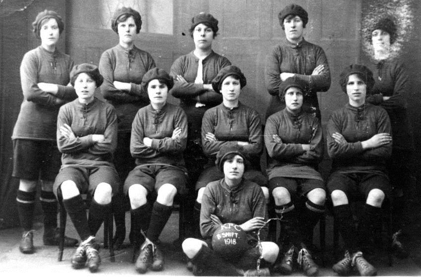 Come on, Lionesses! ⚽️🏴󠁧󠁢󠁥󠁮󠁧󠁿 
How things change in 100 years "A ladies' football match might appear to the public as a novelty, something the average sportsman would go to see to ascertain what it is like, but it would never become popular from a spectacular point of view." (1918)