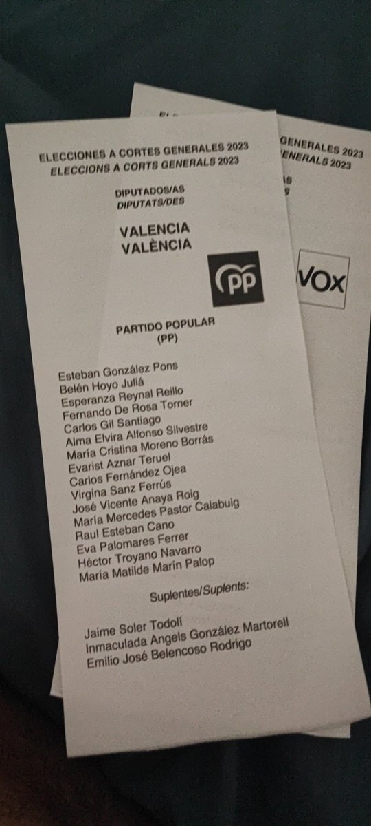 FrancoGiobanni's tweet photo. Soy de derechas y soy gay. Y se puede ser gay y no estar a favor del aborto, ni a favor del orgullo ni de la ley trans, se puede ser gay y votar por ESPAÑA. 
Y por eso mañana voy a votar uniendo las dos papeletas que me representa en el mismo sobre: la del PP y la de VOX. https://t.co/HSLufrMEg6