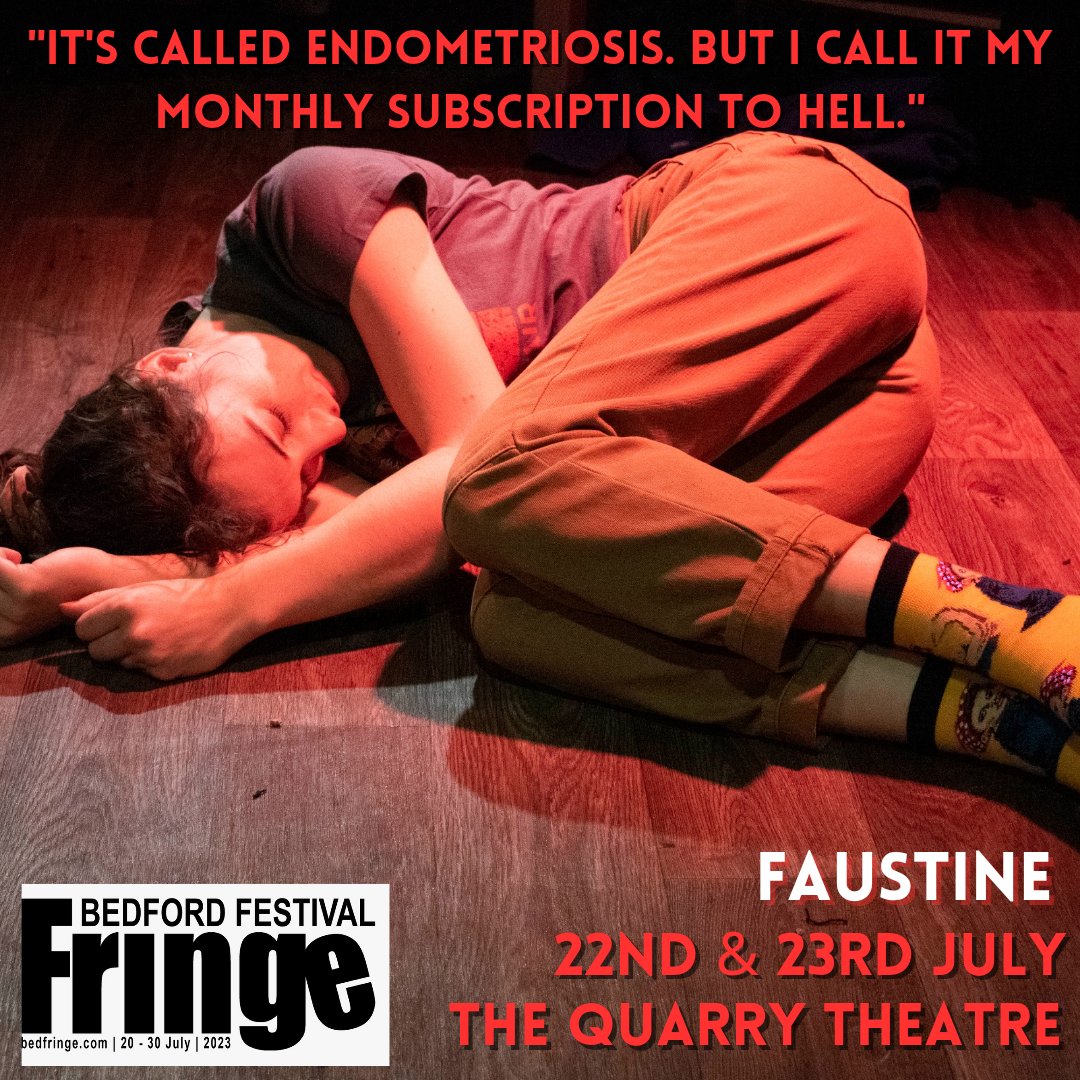 LAM_Theatre's tweet image. TODAY'S THE DAY! #FAUSTINE @bedfringe. 6pm Tonight @quarryatstlukes 
#Theatre #Bedford #endometriosis #GenderBiasInMedicalResearch #Feminism #Fringe #Faustus
