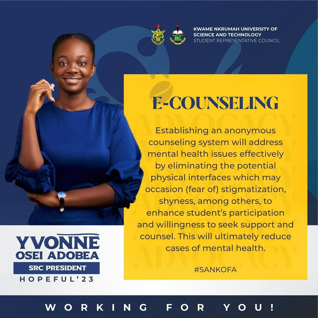 osei_adobea's tweet photo. We will work with UITS and the Counselling Directorate of the DOSA to establish an anonymous electronic counselling platform to address mental health issues which will enhance mental health on campus immensely… https://t.co/iDUzDPexiz