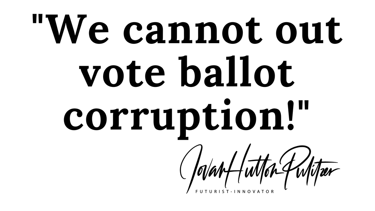 JovanHPulitzer's tweet photo. 7 AM CST - JOIN THE STREAM - We Cannot Out Vote Ballot Corruption https://t.co/HRq5eyOaxJ https://t.co/35nyAYm6yH
