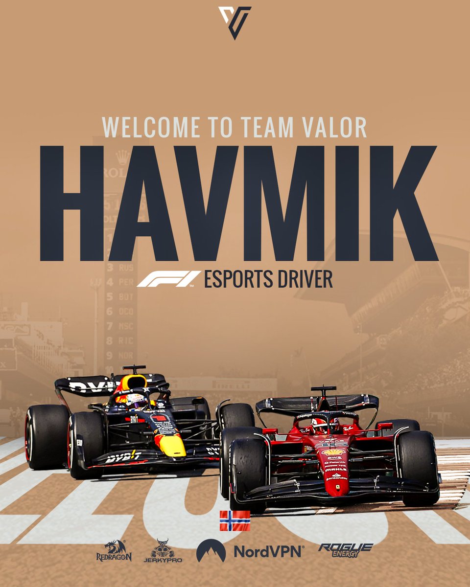 NEW SIGNING l @HavM1K 

We are delighted to welcome Havmik to our PS F1 team. Another Norwegian to join the contingent and another that is highly rated by members within the team. 

Velkommen Havmik 👊