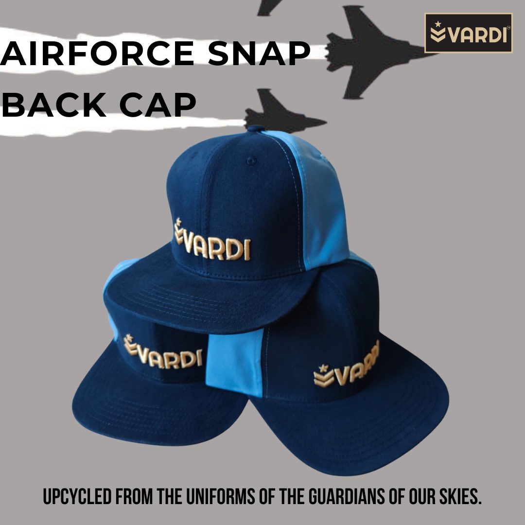VardiStores's tweet image. Air force Snap Back Cap, always on the point!

#ComfortableCap #BreathableHeadwear #CoolAndComfy #VentilatedCap #AllDayComfort #AirflowHeadgear #NavySnapback #MilitaryFashion #UpcycledNavyUniforms #SustainableFashion #SnapbackStyle #SnapbackFashion #snapback #snapbackcap