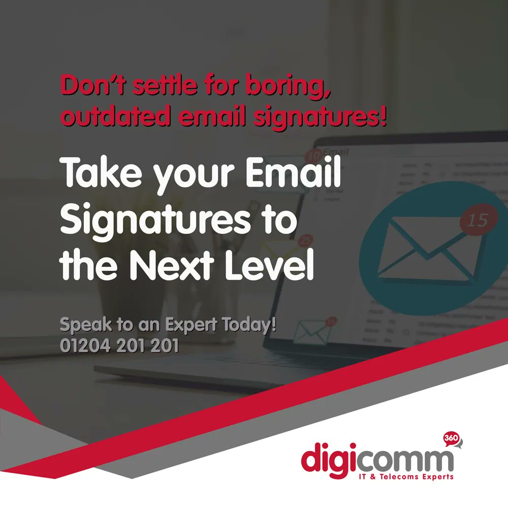 digicomm360's tweet image. 📢 Unleash Your Email Marketing Potential with Digicomm360&apos;s Email Signature Software! 🚀✉️ 

buff.ly/3HQ5A4e 

#Digicomm360 #EmailSignatureSoftware #EmailMarketing #BoostConversions #Personalisation #ClickableCTA #Analytics #ITandTelecoms #DigitalMarketing #GameChanger