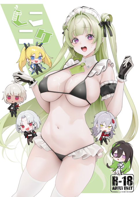 こちらの NIKKE合同誌に参加しました😊
推しのプロダクト12で描きました。
ヘルメットの構造が最後まで分かりませんでしたw

うちのスペースでも頒布しますのでよろしくです
■頒布場所
土曜日 西め59b 週休八日
日曜日 東E27ab 横島んち。
日曜日 東G08a まんぐりキャノン 