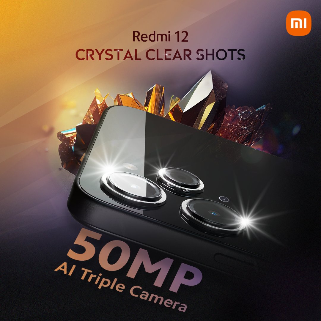 batchumalli's tweet photo. Crystal Glass Design ✅
Crystal Clear Shots ✅
#Redmi12 with 50MP AI Triple Camera is going to be your new photography buddy! 😍
Launching on 1st August.🎉
#Redmi12 ❤️ #50MP #AI #TripleCamera https://t.co/Tg0Bjljidy