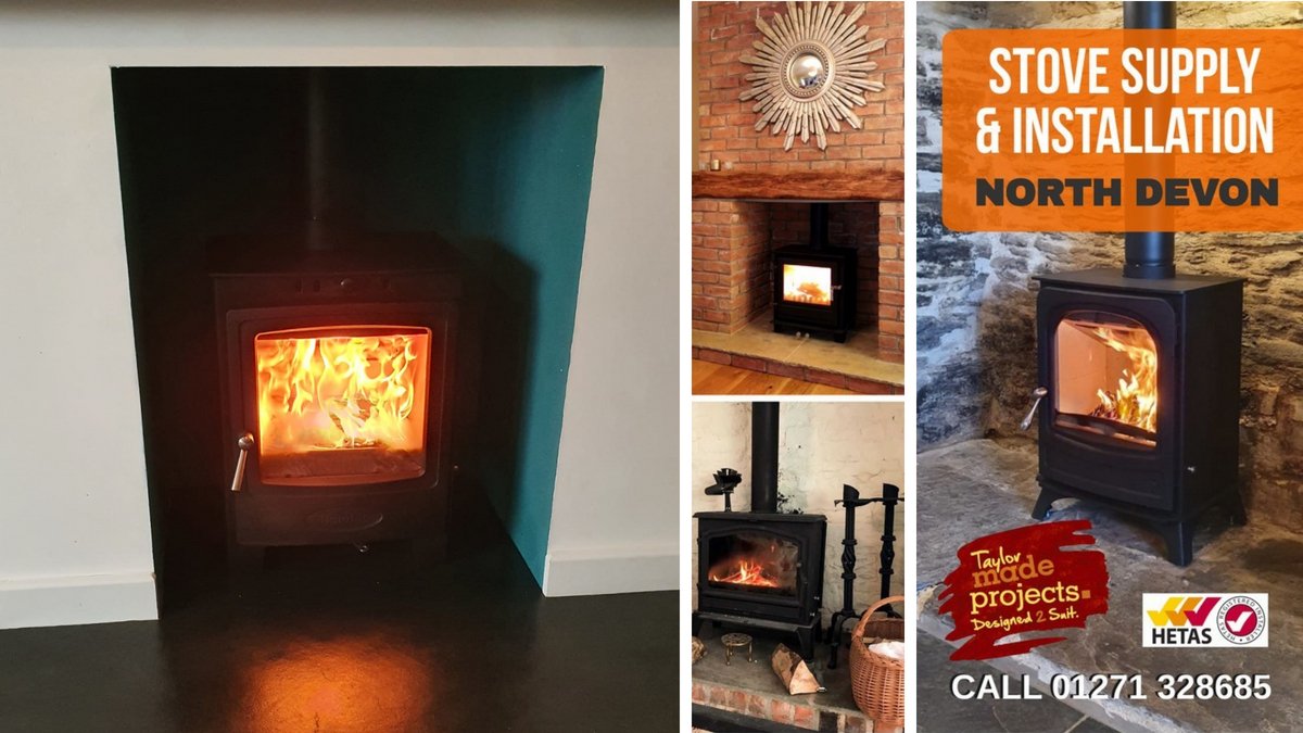 DevonStoves's tweet photo. 🔥 STOVE SUPPLY &amp; INSTALLATION NORTH DEVON
We've had the pleasure of installing some fantastic stoves in some gorgeous properties throughout North Devon.  Give us a call on 01271 328 685. We are HETAS approved installers and offer a fabulous range of quality stove brands. https://t.co/O15o67np9h