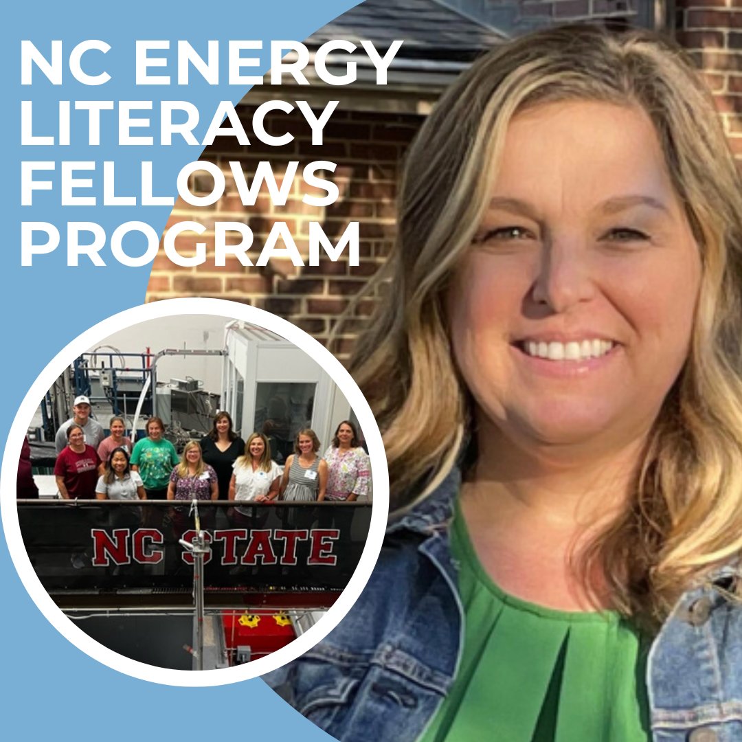 CONGRATS, MS. SAUNDERS, who was selected for the NC Energy Literacy Fellows program. This group will be served by Duke Energy and commit to a year-long professional development program. Fellows receive a stipend to educate students about the future of our electrical grid. https://t.co/1iElICjNxX