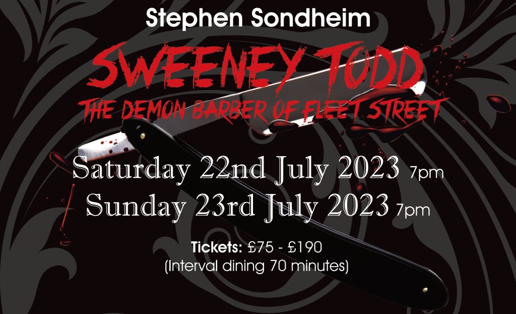 Felicity Buckland @FizzBuckland performs the Beggar Woman in Sweeney Todd, this evening and tomorrow at @westgreenopera_ , directed by Richard Studer and conducted by Jonathan Lyness. westgreenhouseopera.co.uk/whatson/sweene…