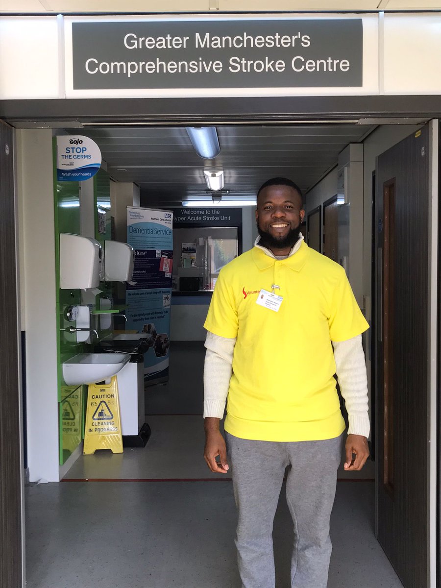 Warm welcome to Ikechukwa our newest Volunteer Dining Companion, supporting patients &amp; staff on HASU SRH💛💛