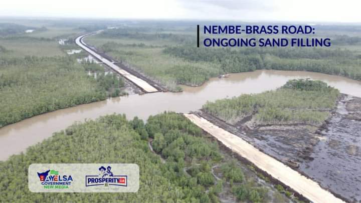 MoniMike8's tweet photo. Nembe-Brass Road: Sand filling progressing well

The Prosperity Government is indeed committed to the construction of Nembe-Brass road. The sand filling is progressing well and Gov. Diri is assured of 2nd term support.

It's Prosperity 2.0!@govdouyediri https://t.co/g46S4byDDU