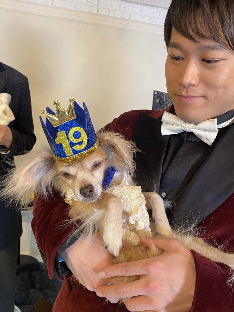 d7xwSLcZhN2vaAq's tweet image. #竹島宏 君 こんばんは🥰
青森Quarter🎤お疲れ様でした
今日は宏君と一緒にシンバ会長も🐾
やっとこのページに来れました🙇

#スポニチ さんに感謝します
🦋涙が溢れて止まりません💦
宏君の"📷皆さんへ"は涼ちゃんのページで見つけました🐶の存在を知ったのは🐶17才の🎂#P64❤️
シンバ会長ありがとね⭐️