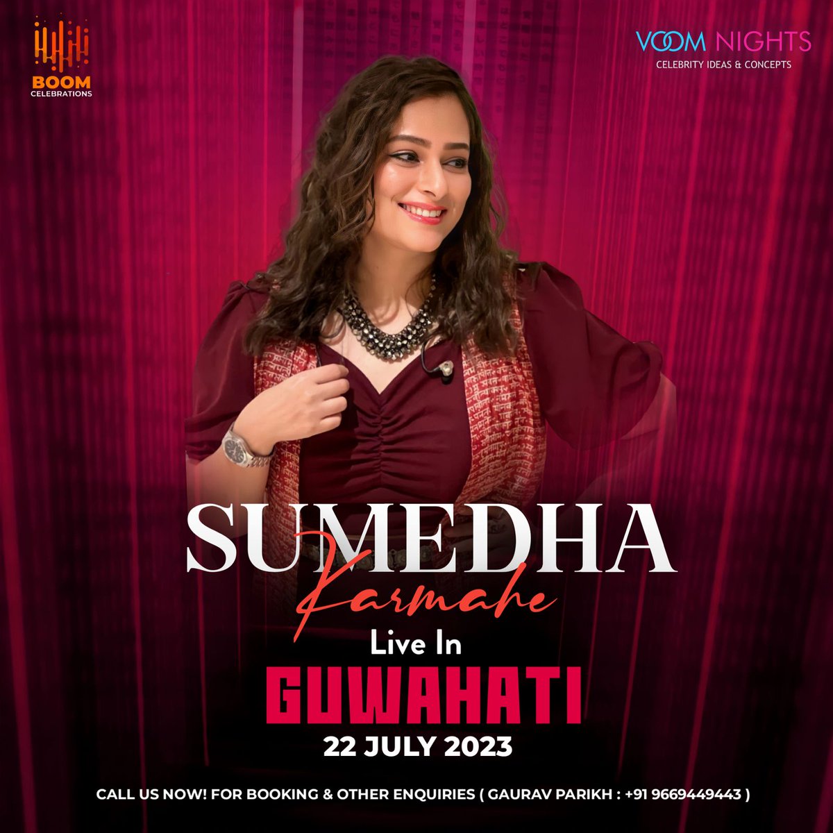 #Guwahati #performinglive 
#SumedhaKarmaheLive