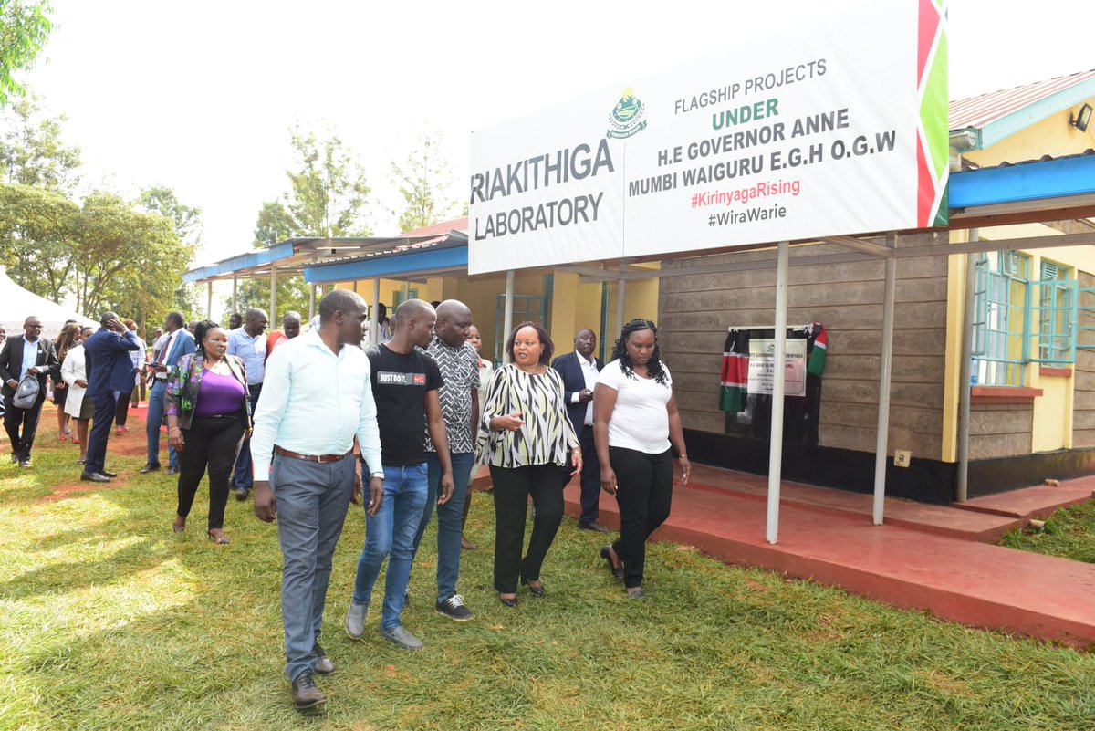 wanjiru81331746's tweet photo. Among the dispensaries that are being commissioned by governor Ann waiguru, they have brought great relief to residents who now enjoy health care. Governor Waiguru has launched Riakithiga Dispensary medical laboratory which is amongst 20 health centres and dispensaries https://t.co/lbb509MYrJ