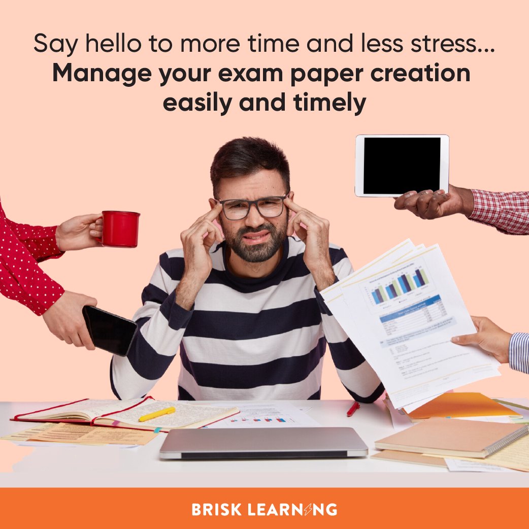 Say goodbye to stress and hello to more time for success.

lnkd.in/dcxujChH

#EdTech #ExamPrep #TeachingTools #StudyTips #empoweringeducators #edtechstartup
#edtechteam #edtechtools #brisklearning #learning #exampaper
