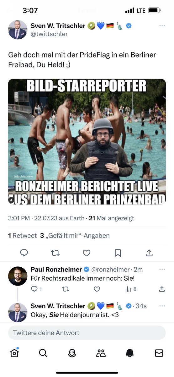 AfD-Abgeordneter gibt endlich zu: Ja, ich bin rechtsradikal! Ein mutiges Outing zur #pride 👏👏👏