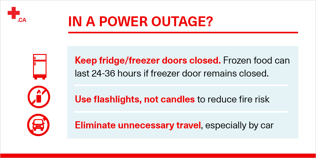 redcrosscanada's tweet photo. In a #PowerOutage? Follow these steps:

📻Listen to a battery-powered radio for info from authorities

🚫Never use barbecues, camping heating equipment, or home generators indoors 

🔌Turn off appliances &amp; electronic equipment

Learn more: https://t.co/cg7vCpnXAf #NSStorm https://t.co/eIUVxDWNqw