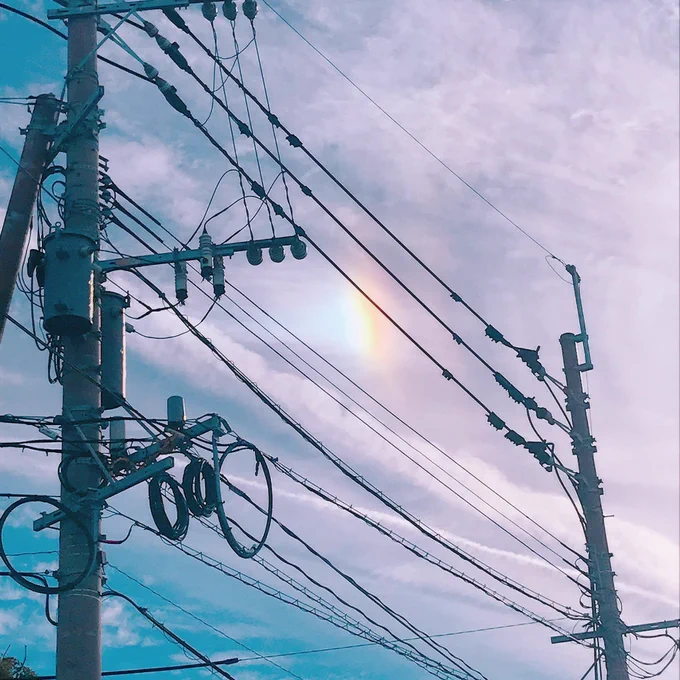 昔撮ったいい空を載せるなど