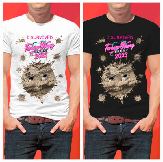 🤩I SURVIVED FOREVER YOUNG 2023 limited edition T Shirt😍 All proceeds from the sales of T Shirts and merch will go to the incredible teams who worked round the clock last weekend xxx
foreveryoungfestival.ie/shop/