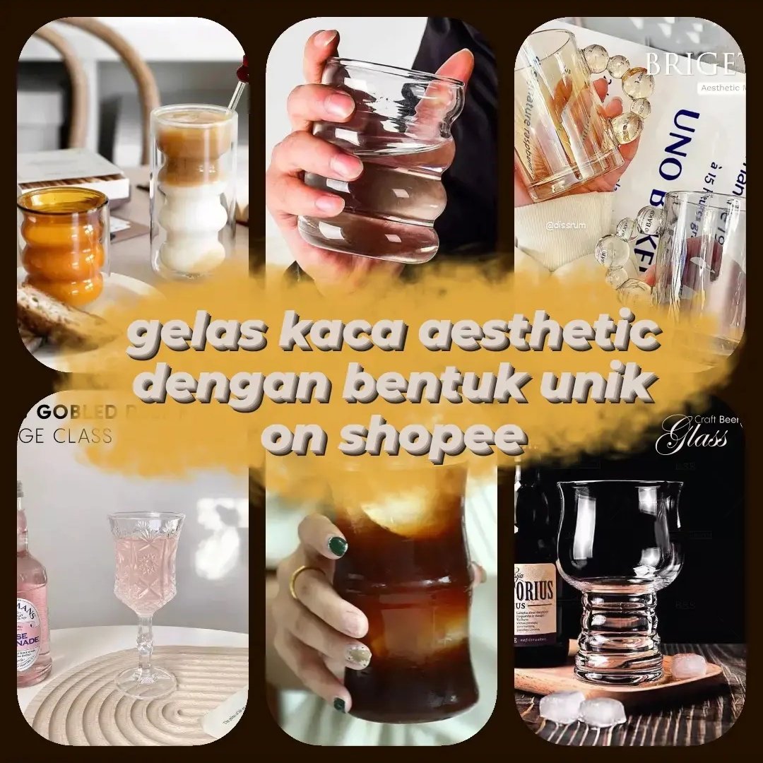 dissrum's tweet image. ﹒⟢ rekomendasi﹒gelas kaca cangkir aesthetic dengan bentuk unik﹒on shopee ⇅

﹒ a thread