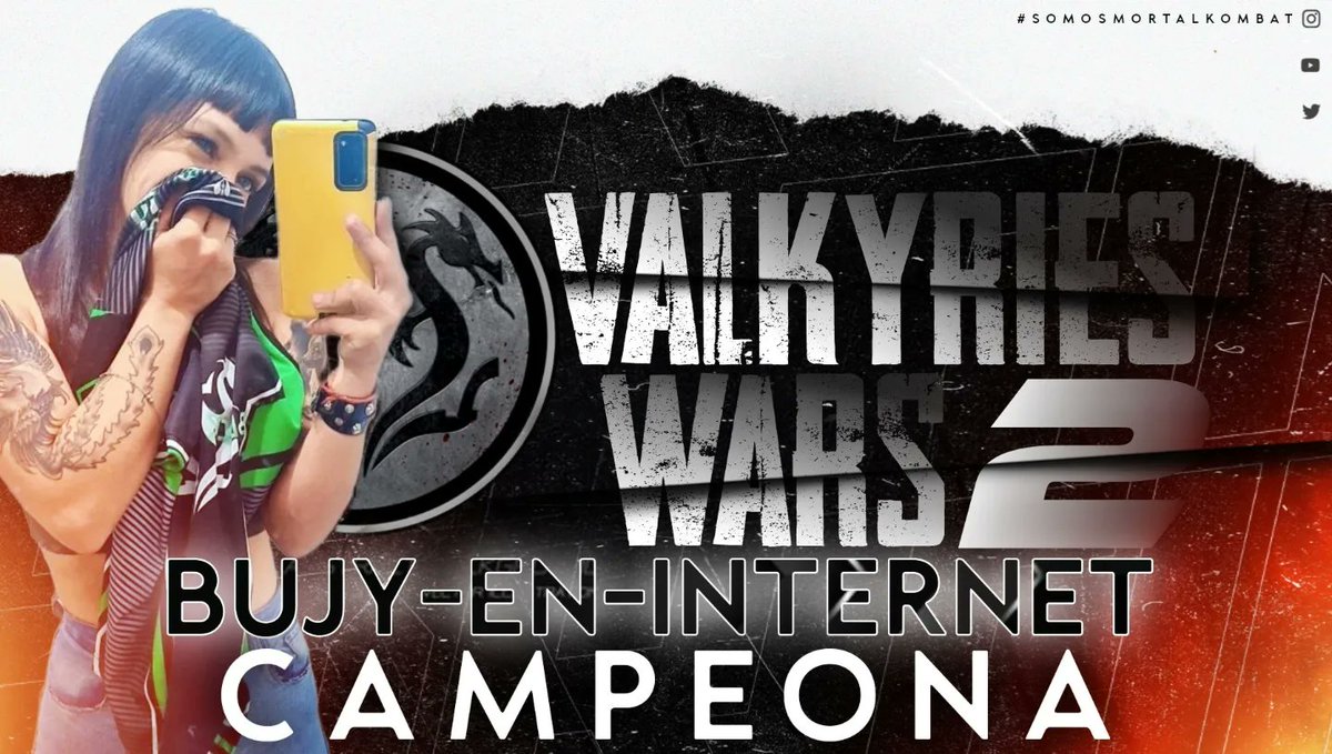 SOMOSMORTAL's tweet photo. Valkyries Wars 2
Nuevamente Campeona BD| Bujy !!! Felicitaciones!!
Llevándose un premio de 50 dólares.

Ggs!!

#somosmortalkombat #smk #mortalkombat #mortalkombat11 #mk #mk11 https://t.co/HKMSQs163S