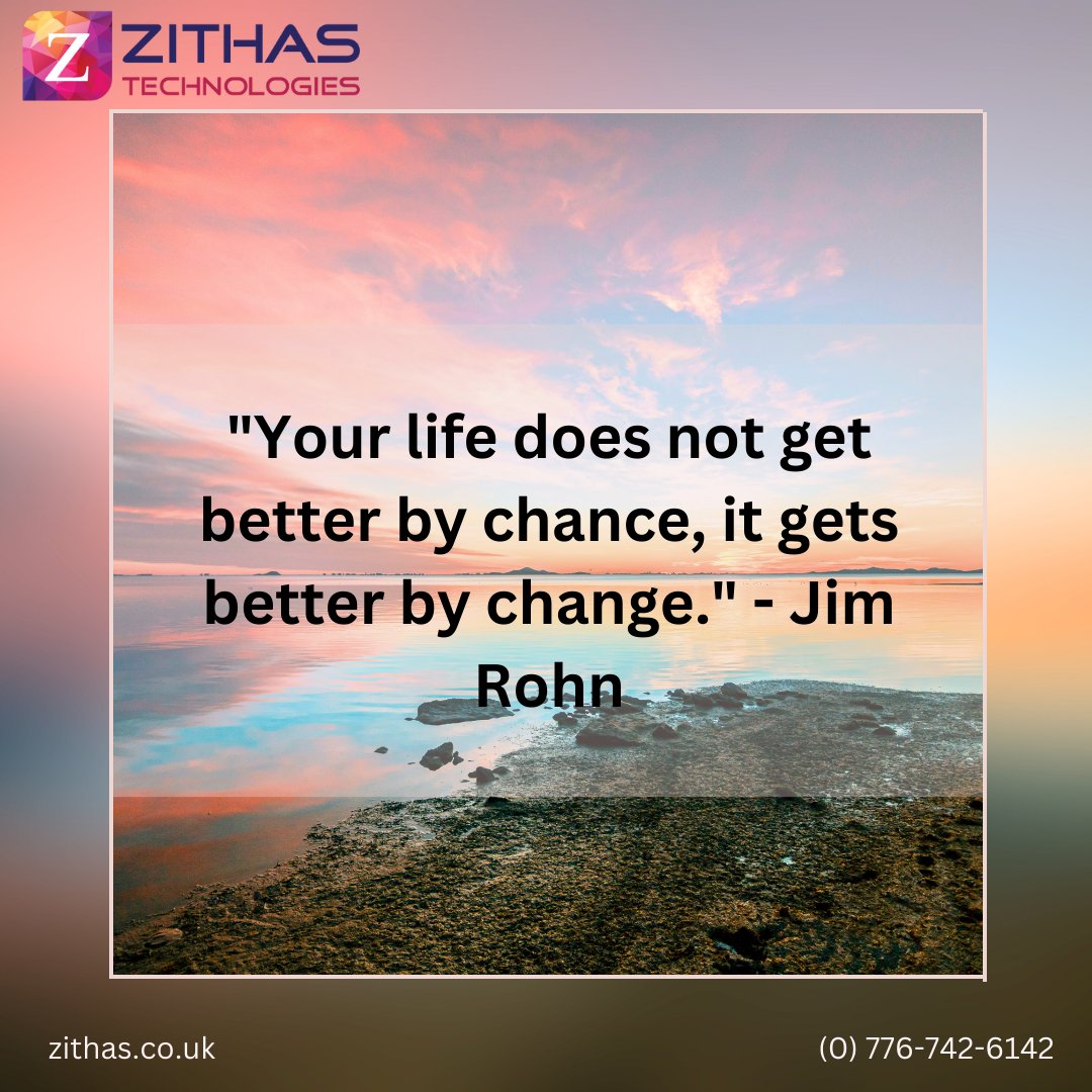 zithasuk's tweet image. Don't wait for motivation to come to you. Your life does not get better by chance, it gets better by change. #keepmotivated #selfmotivated #motivationalquote #motivatedlife #lifelearning #lifechanging #changeyourlife #lifechanger #zithadstechnologiesuk #zithasuk