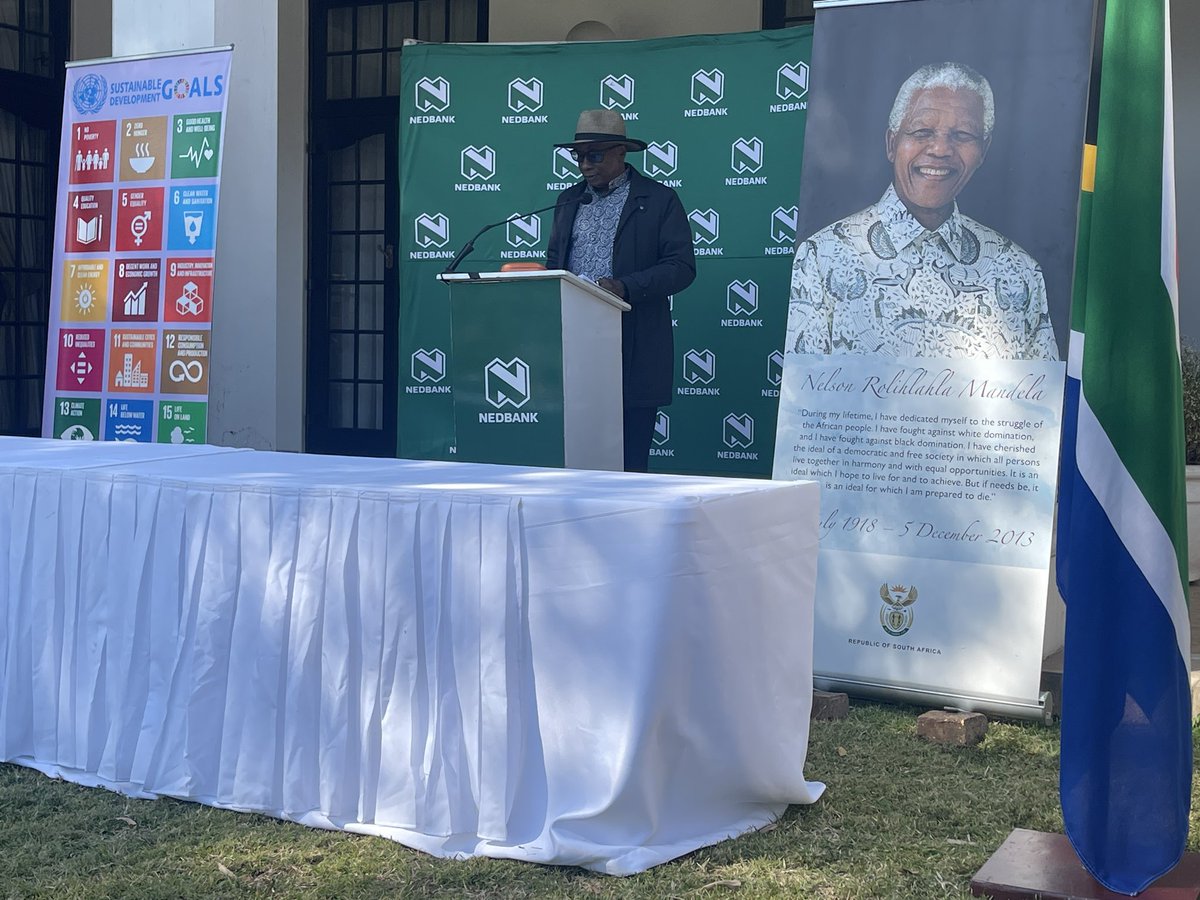 “This is a day to walk in his footsteps and emulate his ideals”- RC in Zimbabwe remarks at #NelsonMandelaDay @UNZimbabwe @unvzimbabwe @NedbankZimbabwe