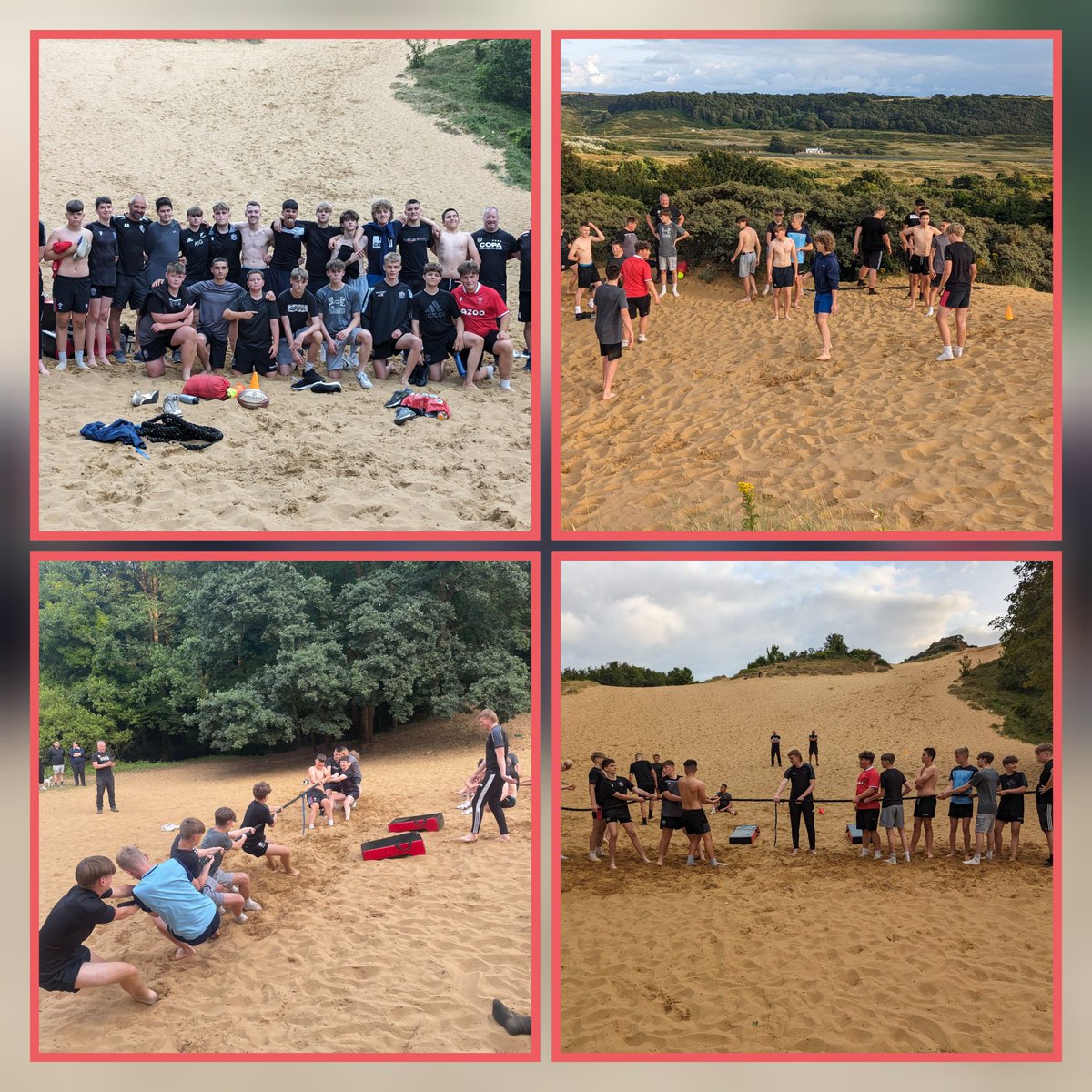 TaffsWellRFC's tweet photo. Our U15s and U16s smashing Merthyr Mawr training last night 💪🥵 How would you fair Mr President? @philsteele1 

Fancy this? Know someone who would? U15s and 16s recruiting now, training Weds and Fri. DM us! 
#UptheWell  ⚫️⚪️⚫️ https://t.co/wSXJE9EH4c