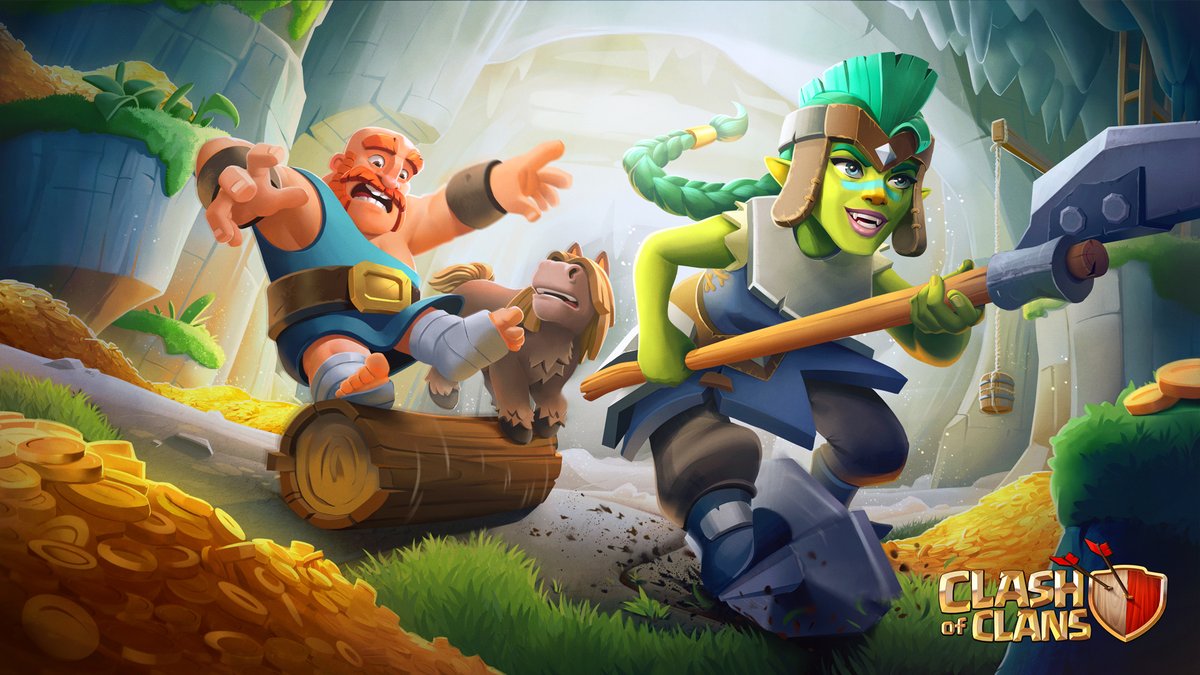 ClashofClans's tweet photo. July Clan Games are live! 🎉 Time to show your skills and roll through those challenges like a champ! 💪 https://t.co/bOg9f0B3dC