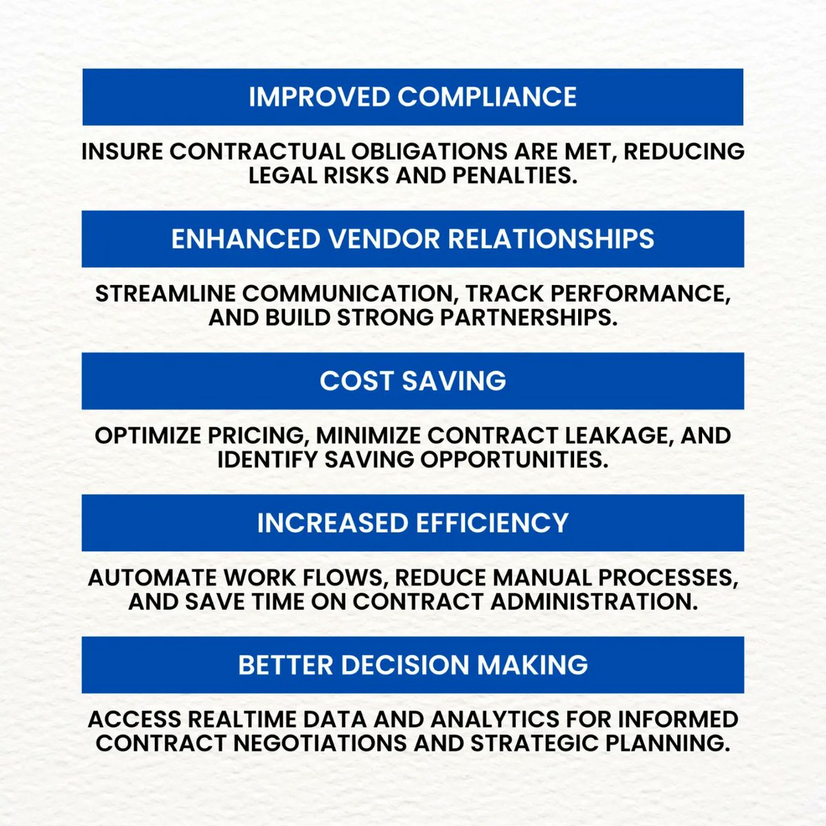 From #compliance to #costcontrol and enhanced efficiency, discover the benefits that effective #contractmanagement brings. Experience the difference with #Procuregenie's contract management solution today!

#VendorRelationships   #ProcurementSoftware #ProcurementSolutions