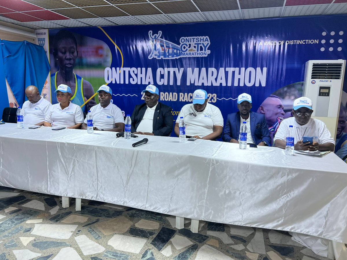 onitshacitym's tweet photo. Official Press Conference for Onitsha City Marathon 2023 held yesterday at Onitsha Business School.

We are set!!

To register visit https://t.co/vfaLRih4ta https://t.co/CceliqQg60