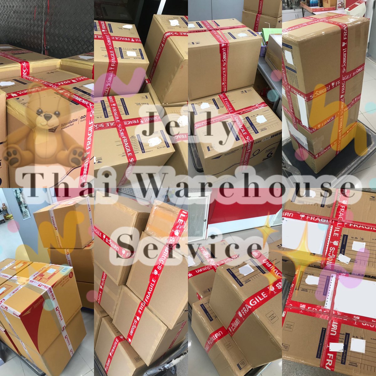 jellyjbearr's tweet photo. ✨Big thanks to all customer for trusting our service✨
We're still accepting new customers, please feel free to contact us💖
☁️ Thai bank transfer and warehouse service ☁️
#jellyshipped #thaiaddress #thaiwarehouse #thaitransfer #jellyservice #thaishipping #thaibanktransfer https://t.co/2mYsnjjYZM