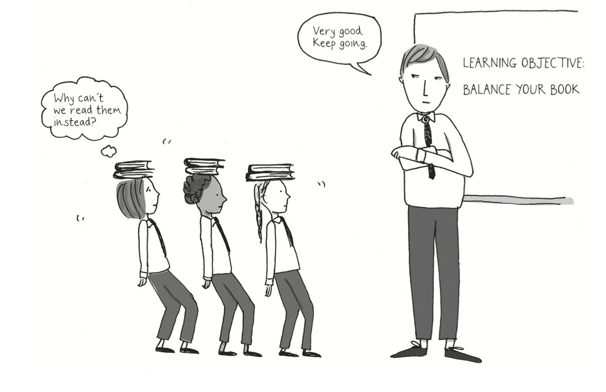 I’m a clinical psychologist. I’m not a teacher. I’m often told I have no right to views on learning as a result. ‘Sit down and be quiet’, I’m told. ‘You know nothing about this’.
Here’s why I keep speaking up. 1/ 
(image <a href="/_MissingTheMark/">Missing The Mark</a>, A Different Way to Learn, <a href="/JKPBooks/">JKP Books</a>).