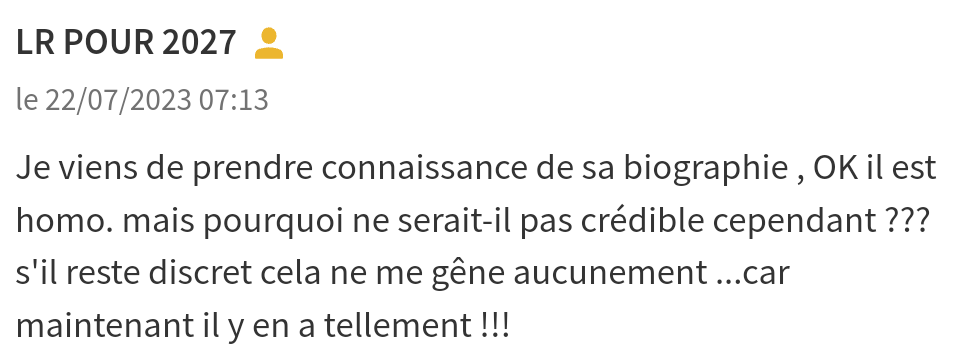 JeanGiscan's tweet photo. Almost politically correct lecteur du Figaro (à propos de G.Attal) https://t.co/NnA0t7X4wz
